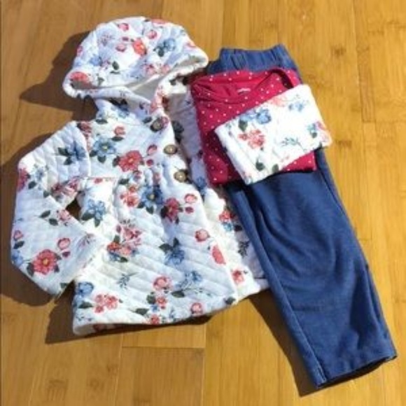 Carter's Other - Carter’s 3-Piece Floral Baby Girl Outfit, 6M